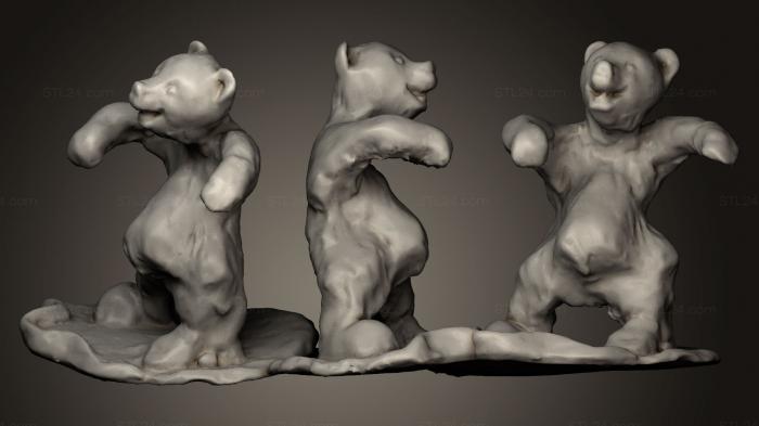 Игрушки (Медведь, TOYS_0093) 3D модель для ЧПУ станка